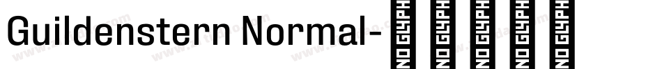 Guildenstern Normal字体转换